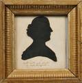 Martha Ann Honeywell American c 1787after 1848 Silhouette Portrait of a Woman