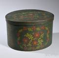 Paintdecorated Bentwood Box