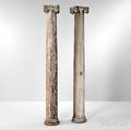 Pair of Classical Carved Columns