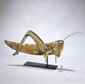 Gilt Sheet Copper Cricket Weathervane