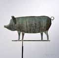 Sheet Copper Pig Weathervane
