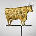 Molded Sheet Copper Cow Weathervane