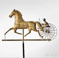 Sulky and Rider Weathervane