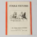 Illustrated JW Fiske Iron Works Stable Fixtures Catalog
