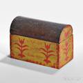 Paintdecorated Dometop Lidded Box