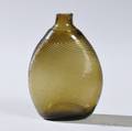 Blown OliveAmber Flask