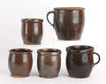 Five Willoughby Smith Womelsdorf Berks County Pennsylvania 18391905  redware crocks