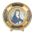 Miniature portrait on ivory of a young man early 19th c