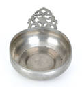 Providence Rhode Island pewter porringer ca 1825