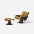 Yrj Kukkapuro   Saturn lounge chair and ottoman