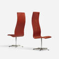 Arne Jacobsen   Oxford chairs model 7403 pair
