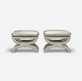Contemporary   stools pair