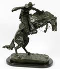 AFTER FREDERIC REMINGTON BRONZE SCULPTURE