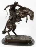 AFTER FREDERIC REMINGTON BRONZE SCULPTURE