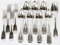 AMERICAN COIN SILVER FORKS  SPOONS