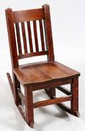 MISSION OAK ROCKING CHAIR