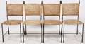 METAL  WICKER SIDE CHAIRS