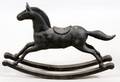 CAST IRON ROCKING HORSE 19TH C