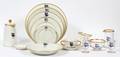 SCHLOTMAN PORCELAIN DINNERWARE C 1930 120 PCS