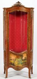 LOUIS XV STYLE CURIO CABINET