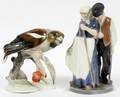 ROYAL COPENHAGEN  ROSENTHAL PORCELAIN FIGURES TWO