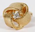 14KT GOLD AND DIAMOND RING