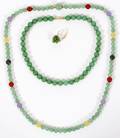 JADE BEADED NECKLACES  RING