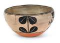 Santo Domingo pottery bowl ca 1900