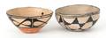 Two Santo Domingo pottery bowls ca 1900