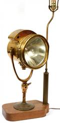 BRASS SHIPS SPOTLIGHTLAMP C 1903