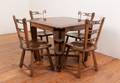 Romweber Viking Oak Game Table  Chair Set