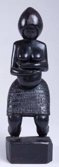 Vivaldo Santos Negra Do Congo Wood Carved Figure