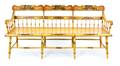 Pennsylvania painted settee