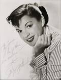 JUDY GARLAND INSCRIBED PHOTOGRAPH