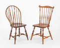 Connecticut fanback windsor side chair ca 1790