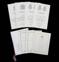 ROYAL WEDDING PROGRAMS