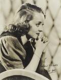 BETTE DAVIS PHOTOGRAPH SIGNED TO HAROLD LLOYD