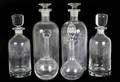 TRUMAN CAPOTE GROUP OF SIX BACCARAT DECANTERS