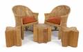 GROUP OF KREISS WICKER FURNITURE