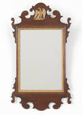 Chippendale style mahogany mirror