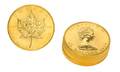 A Group of Five Canadian 1985 50 Gold Maple Leaf Coins