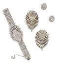 A Rhinestone Demi Parure