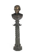 Bronze bust of Julius Caesar early 20th c