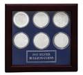 A Set of Six 2015 1 Ounce Silver Rounds