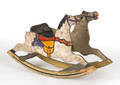 Painted rocking horse