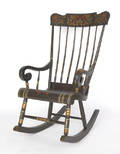 Painted Boston rocker