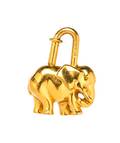 An Hermes Gold Cadena Elephant Charm