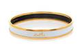 An Hermes Caleche Enamel Narrow Bangle Bracelet