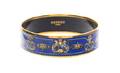 An Hermes Blue Enamel Bracelet