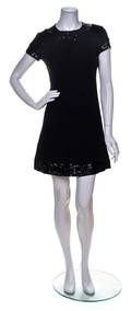 A Geral Black Wool Dress